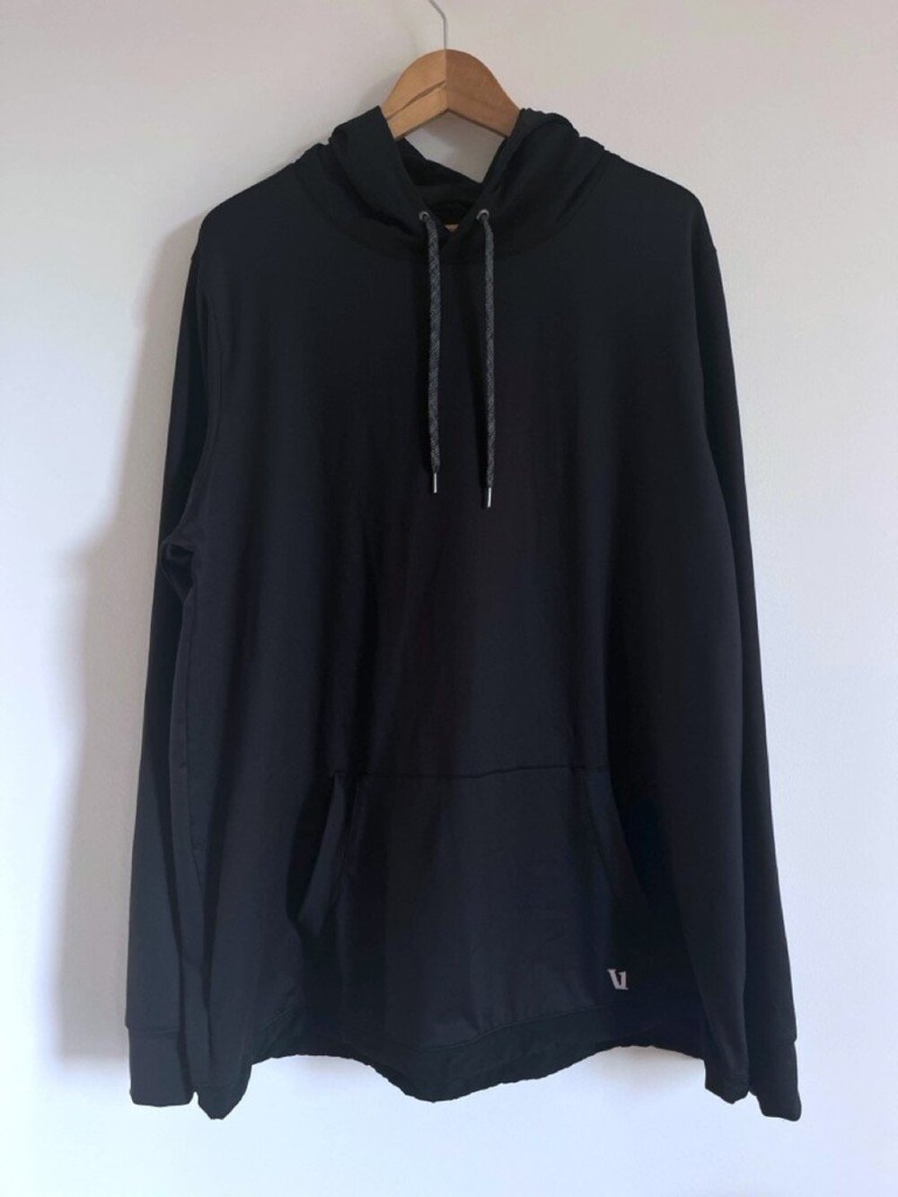 Vuori Sunday Element Hoodie Performance Pullover Sweatshirt Black XXL Athleisure